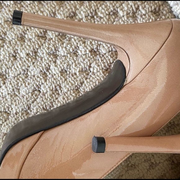 Stuart Weitzman Nude Platform Platswoon Pump 8.5 - Picture 9 of 9